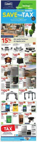 Catalogue Lowes from 04/20/2023
