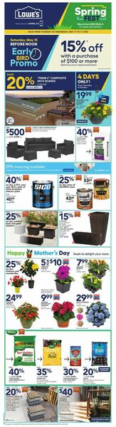 Catalogue Lowes from 05/11/2023