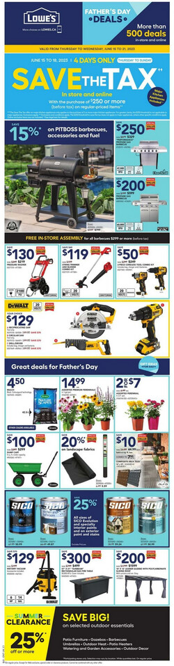 Catalogue Lowes from 06/15/2023