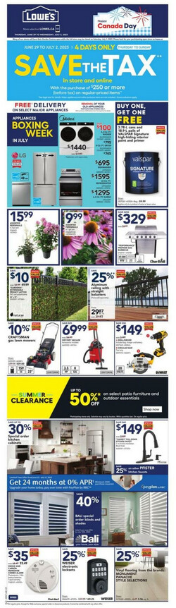 Catalogue Lowes from 06/29/2023