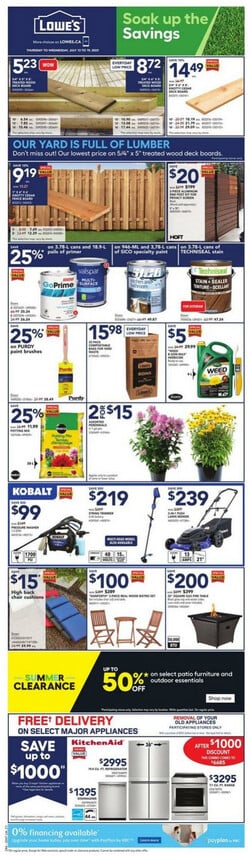 Catalogue Lowes from 07/13/2023