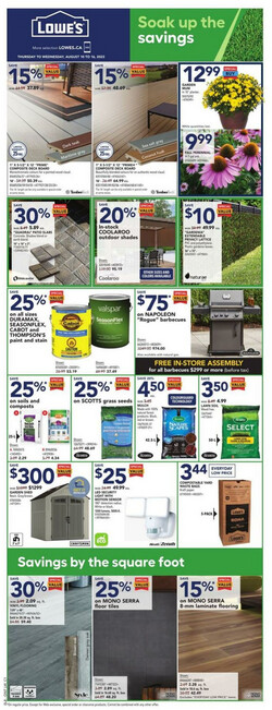 Catalogue Lowes from 08/10/2023