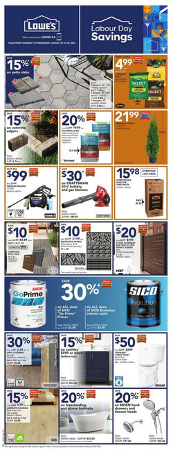 Catalogue Lowes from 08/24/2023