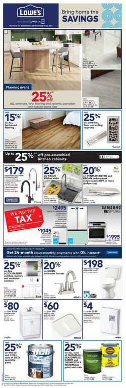 Catalogue Lowes from 09/21/2023