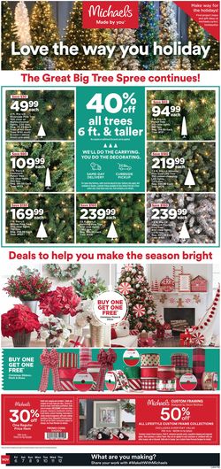 Catalogue Michaels - Holiday 2020 from 11/06/2020