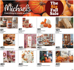 Catalogue Michaels from 09/08/2023