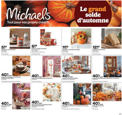 Catalogue Michaels from 09/08/2023