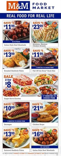 Catalogue M&M Food Market from 10/15/2020