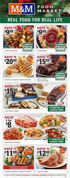Catalogue M&M Food Market Black Friday from 11/26/2020