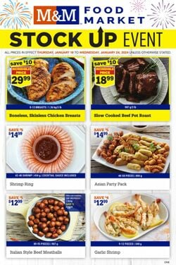 Catalogue M&M Food Market from 01/18/2024