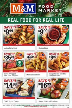 Catalogue M&M Food Market from 12/23/2021