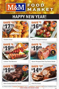 Catalogue M&M Food Market from 12/30/2021