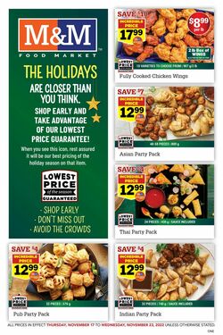 Catalogue M&M Food Market from 11/17/2022