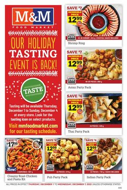 Catalogue M&M Food Market from 12/01/2022