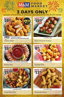 Catalogue M&M Food Market from 12/29/2022