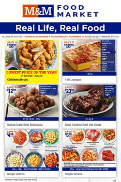 Catalogue M&M Food Market from 11/09/2023