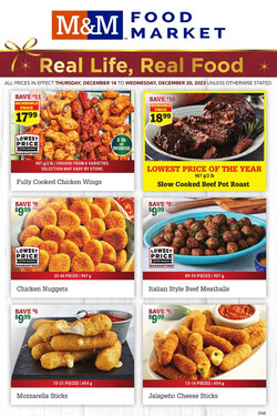 Catalogue M&M Food Market from 12/14/2023