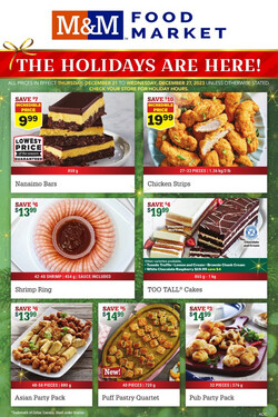 Catalogue M&M Food Market from 12/21/2023
