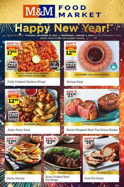 Catalogue M&M Food Market from 12/28/2023