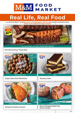 Catalogue M&M Food Market from 05/16/2024