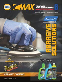 Catalogue NAPA Auto Parts from 11/01/2020
