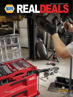 Catalogue NAPA Auto Parts from 07/01/2022