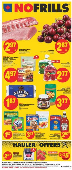 Catalogue No Frills - New Year 2021 from 12/31/2020