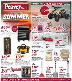 Catalogue Peavey Mart from 08/30/2019