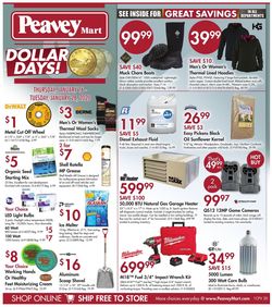 Catalogue Peavey Mart from 01/16/2020