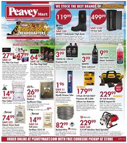 Catalogue Peavey Mart from 08/20/2020