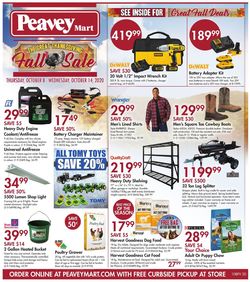 Catalogue Peavey Mart from 10/08/2020