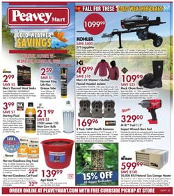 Catalogue Peavey Mart from 10/22/2020