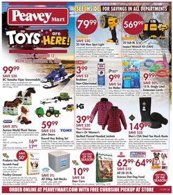 Catalogue Peavey Mart from 11/12/2020