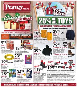 Catalogue Peavey Mart - Christmas 2020 from 12/03/2020