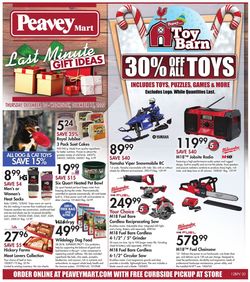 Catalogue Peavey Mart - Christmas 2020 from 12/10/2020