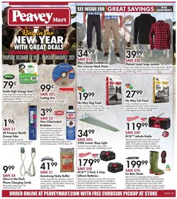 Catalogue Peavey Mart - New Year 2021 from 12/31/2020