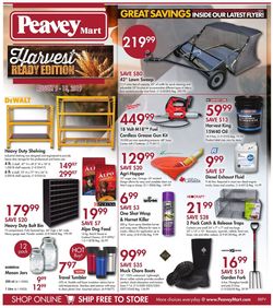 Catalogue Peavey Mart from 08/09/2019