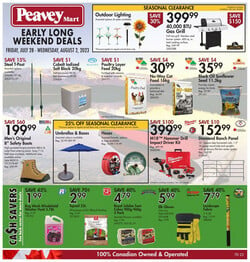 Catalogue Peavey Mart from 07/28/2023