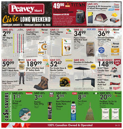 Catalogue Peavey Mart from 08/03/2023