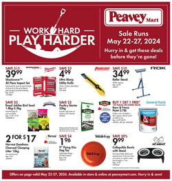 Catalogue Peavey Mart from 05/22/2024