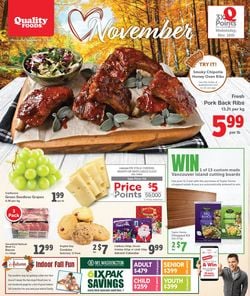 Quality Foods Flyer from 11/16/2020