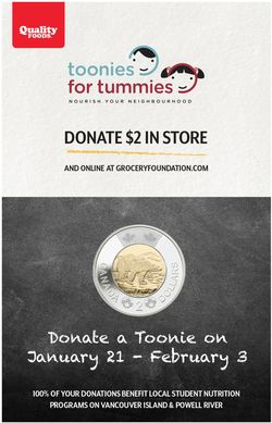 Catalogue Quality Foods - Toonies for Tummies from 01/21/2021