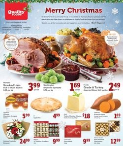 Quality Foods Flyer from 12/20/2021