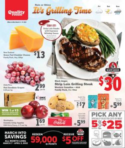Quality Foods Flyer from 03/21/2022
