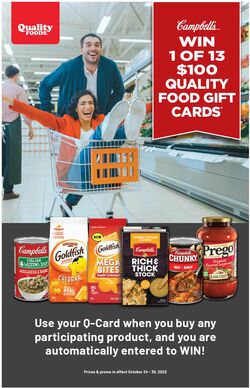 Catalogue Quality Foods from 10/24/2022