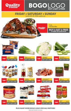 Catalogue Quality Foods from 07/28/2023