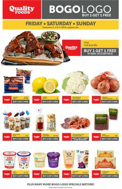 Catalogue Quality Foods from 09/01/2023