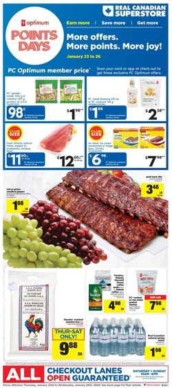 Catalogue Real Canadian Superstore from 01/23/2020