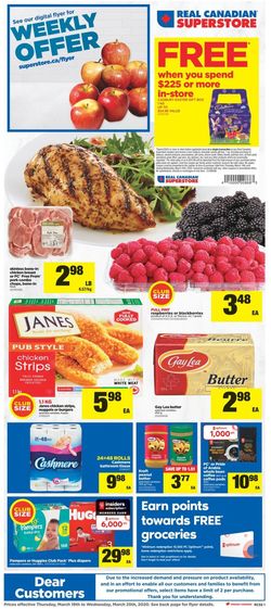 Catalogue Real Canadian Superstore from 03/19/2020