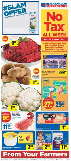 Catalogue Real Canadian Superstore from 07/16/2020
